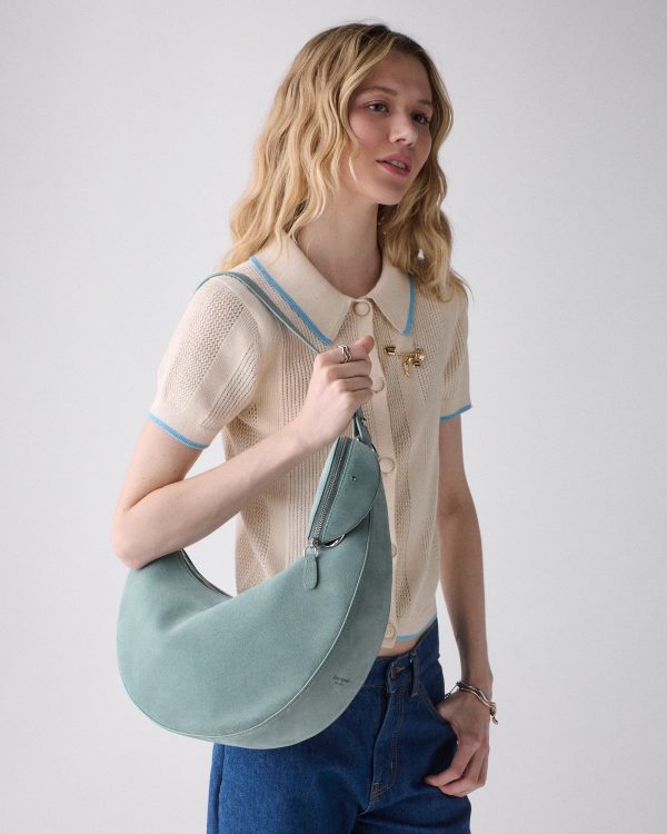 Kate Spade Duo Suede Large Crossbody Bag