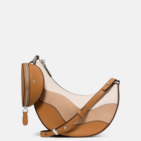 Kate Spade Duo Wavy Suede Crossbody Bag