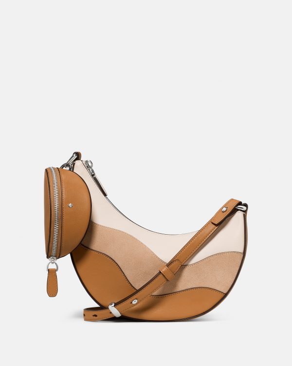 Kate Spade Duo Wavy Suede Crossbody Bag