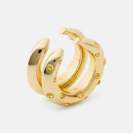 Kate Spade Summer Daze Banana Stacked Rings
