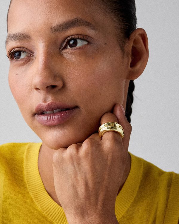 Kate Spade Summer Daze Banana Stacked Rings
