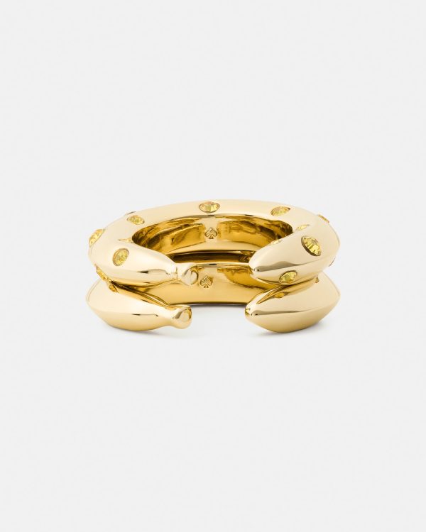 Kate Spade Summer Daze Banana Stacked Rings