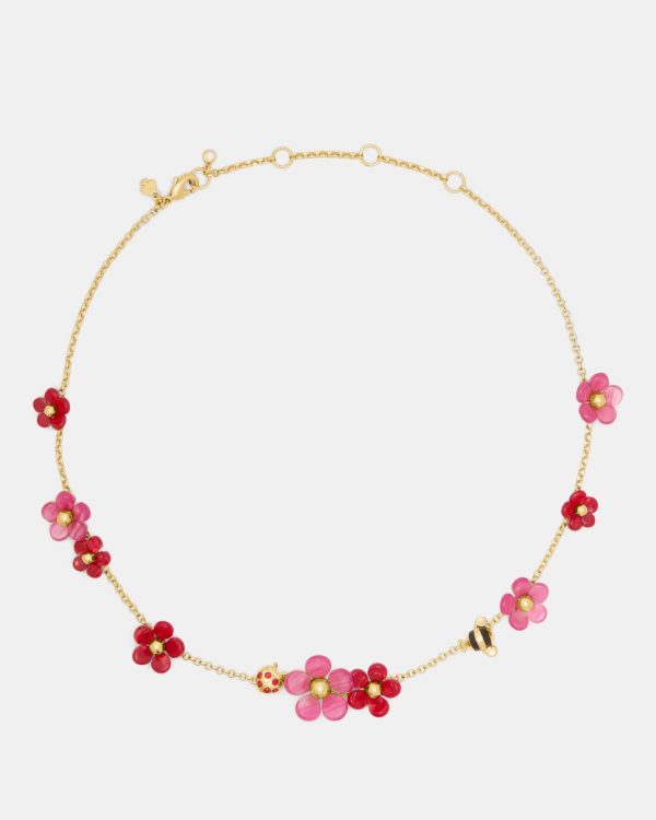 Kate Spade Summer Daze Flower Scatter Necklace