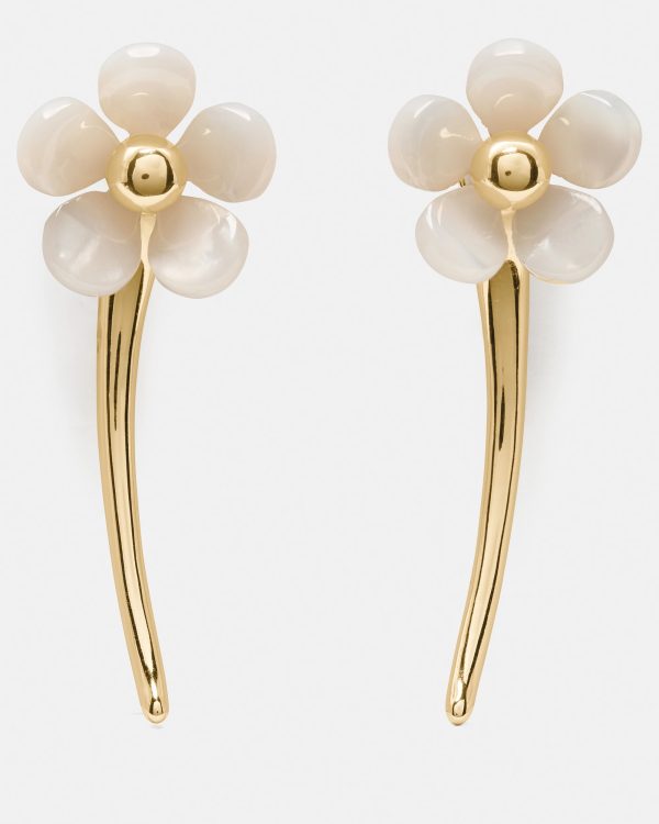 Kate Spade Summer Daze Flower Statement Earrings