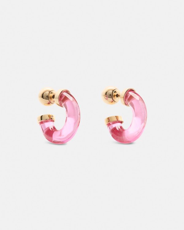 Kate Spade Glow Up Front Back Huggies