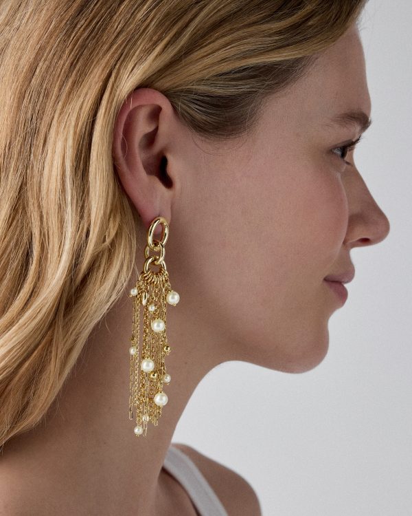 Kate Spade Chain Reaction Tassel Earrings
