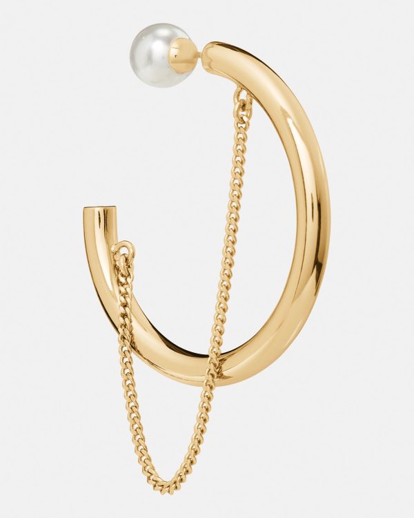 Kate Spade Chain Reaction Chain Hoops
