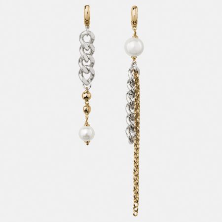 Kate Spade Chain Reaction Asymmetrical Chain Earrings