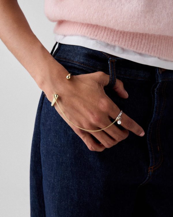 Kate Spade Chain Reaction Cuff Chain and Ring