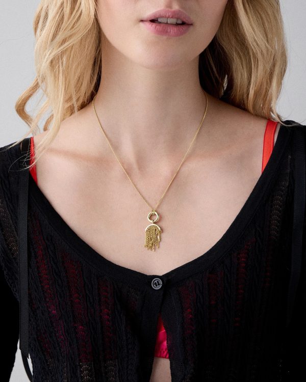 Kate Spade Chain Reaction Tassel Pendant