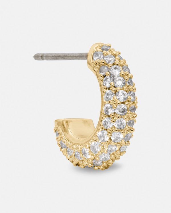 Kate Spade Tiny Twinkles Pave Trio Huggies