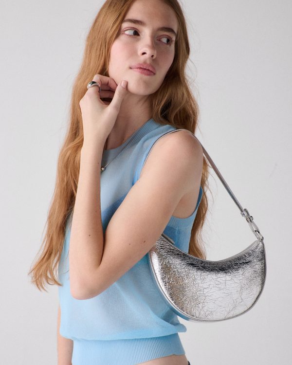 Kate Spade Duo Crinkle Metallic Mini Shoulder