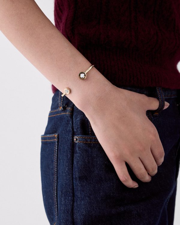 Kate Spade Spot The Spade Open Hinge Bangle