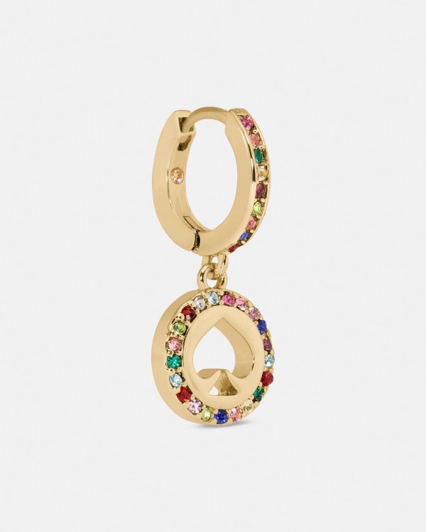 Kate Spade Spot The Spade Pave Halo Huggies