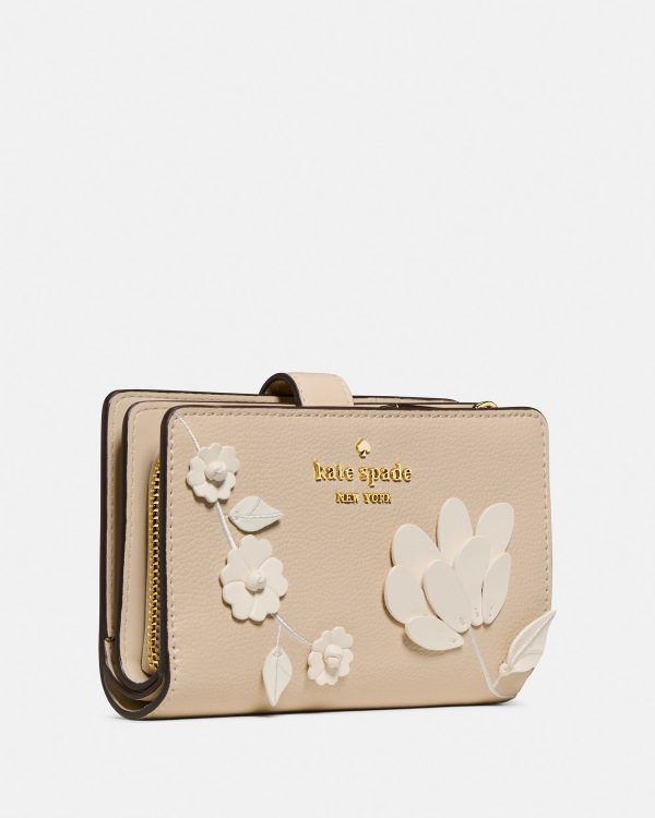 Kate Spade Floral Medium Bifold Wallet