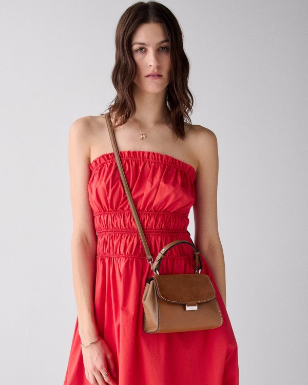 Kate Spade Riley Suede Small Top Handle Bag