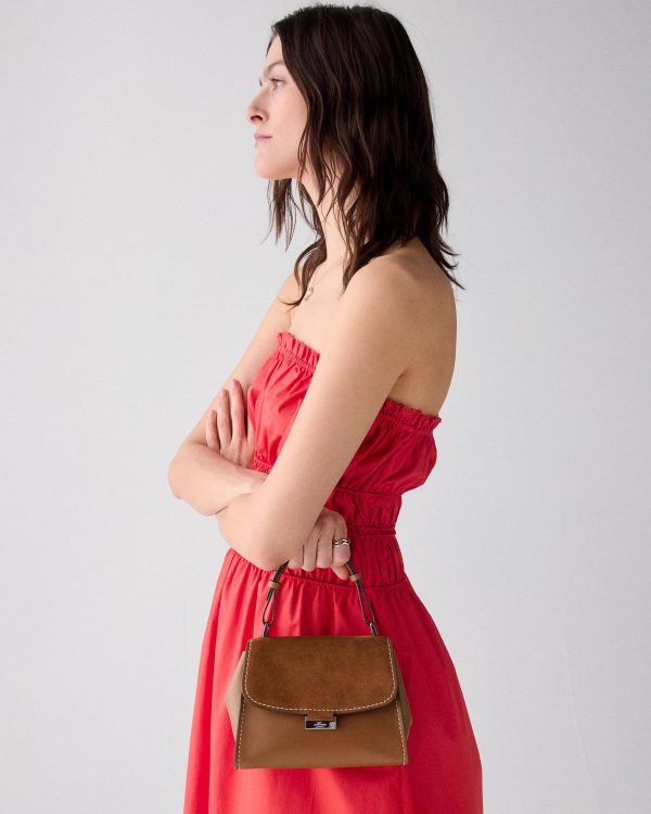 Kate Spade Riley Suede Small Top Handle Bag