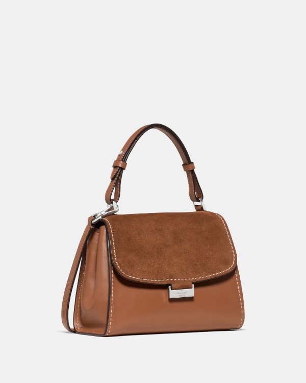 Kate Spade Riley Suede Small Top Handle Bag