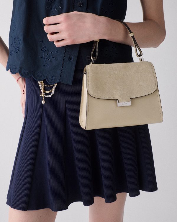 Kate Spade Riley Suede Small Top Handle Bag