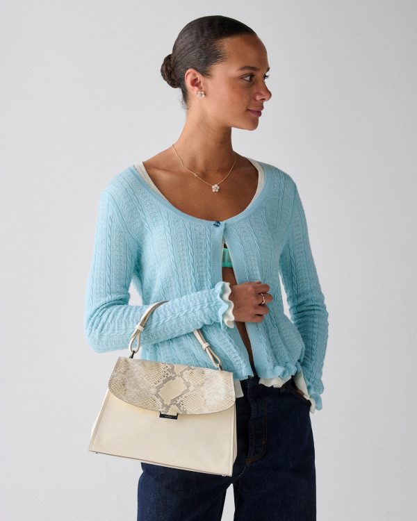 Kate Spade Riley Snake Top Handle Bag