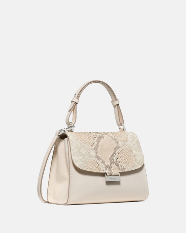 Kate Spade Riley Snake Embossed Small Top Handle Bag