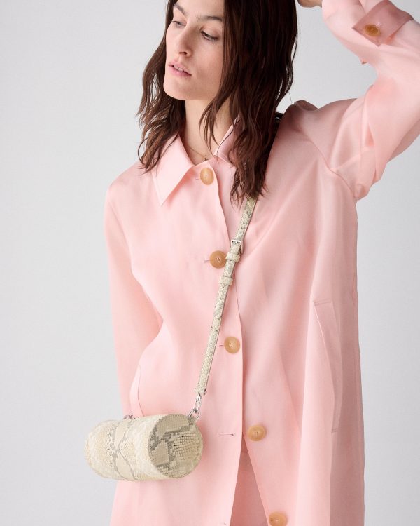 Kate Spade Roulette Snake Embossed Crossbody Bag