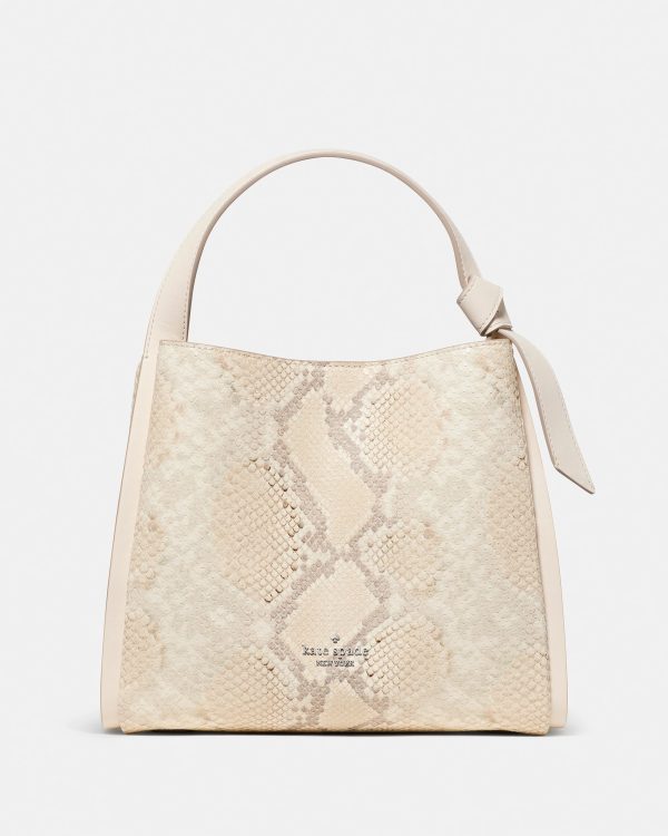 Kate Spade Knott Snake Embossed Carryall Bag