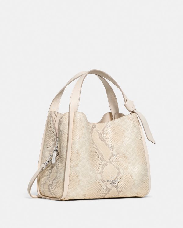 Kate Spade Knott Snake Embossed Carryall Bag
