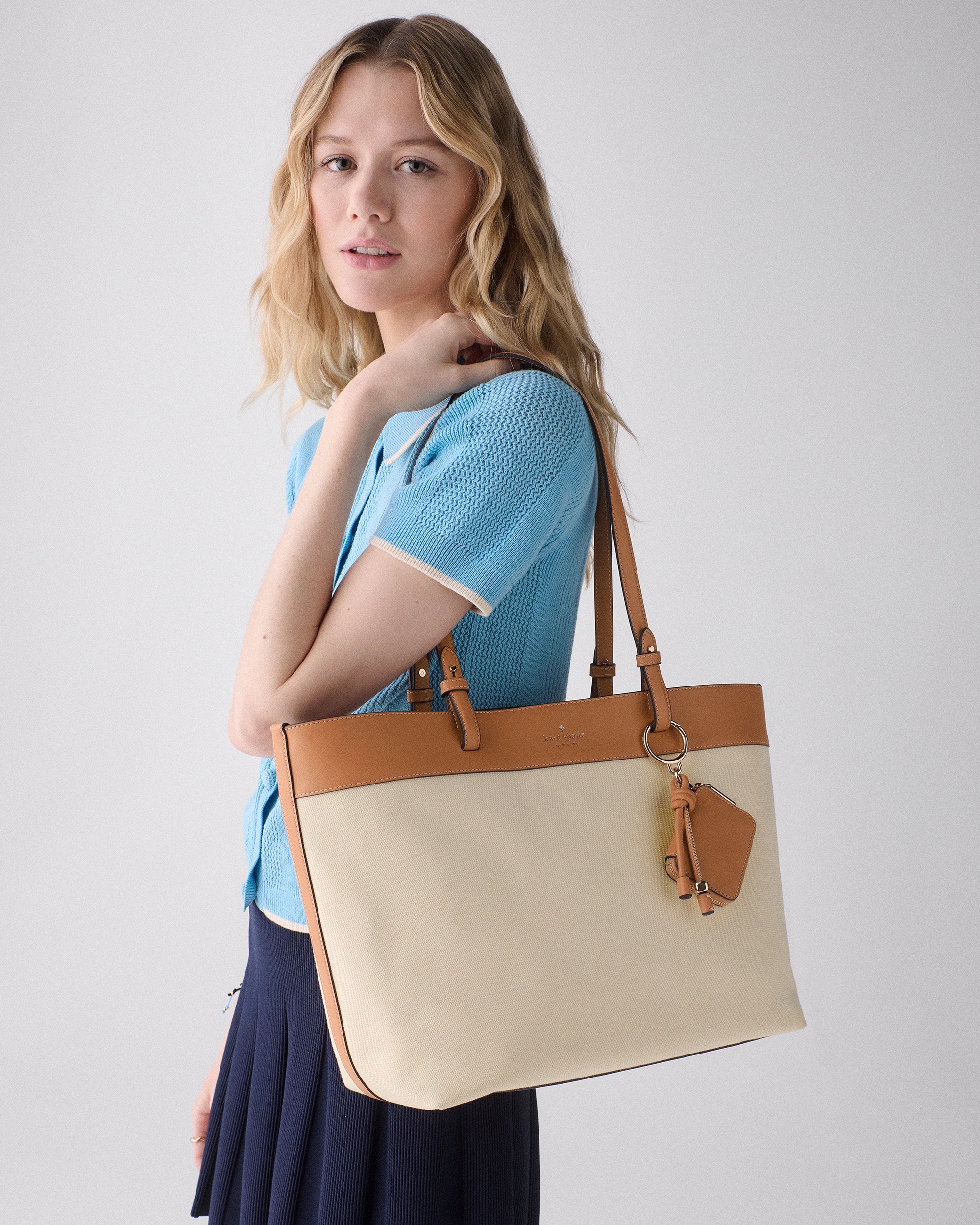 Kate Spade Tessa Tote Bag With Charm - Image 3