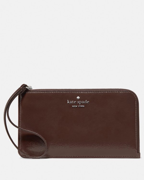 Kate Spade Lucy Shiny Medium Wristlet