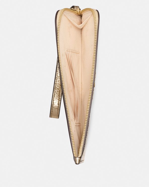 Kate Spade Lucy Metallic Medium Wristlet