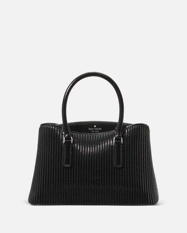 Kate Spade Thompson Street Shiny Quilted Small Satchel Bag