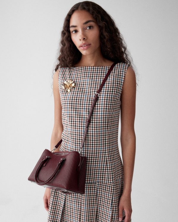 Kate Spade Thompson Street Shiny Quilted Small Satchel Bag
