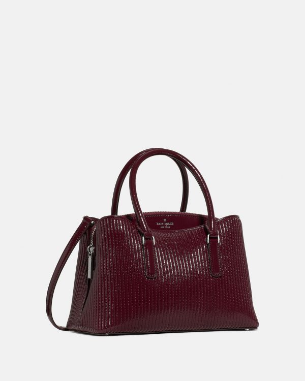 Kate Spade Thompson Street Shiny Quilted Small Satchel Bag