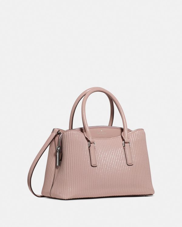 Kate Spade Thompson Street Shiny Quilted Small Satchel Bag