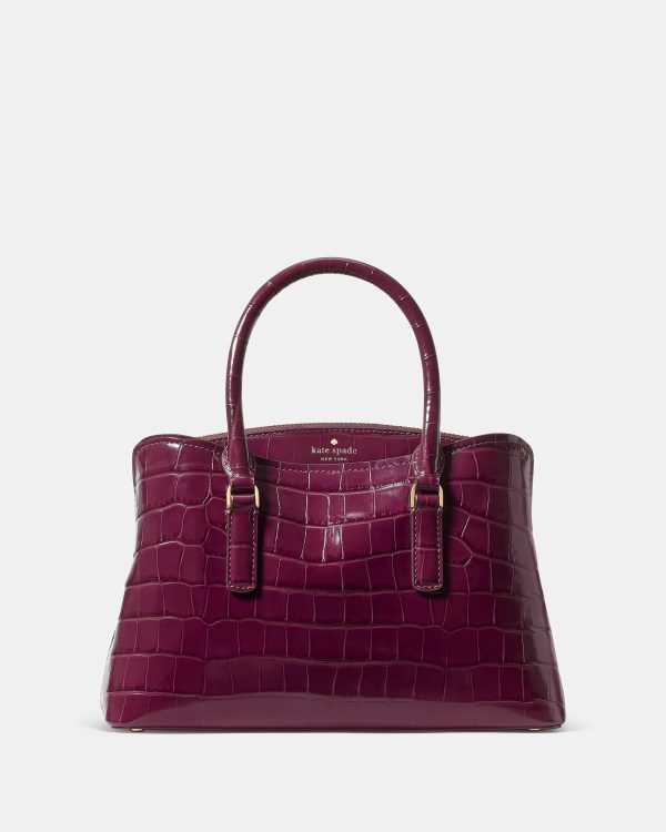 Kate Spade Thompson Street Croc Embossed Small Satchel Bag