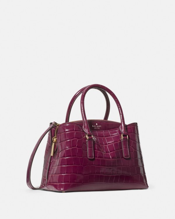 Kate Spade Thompson Street Croc Embossed Small Satchel Bag