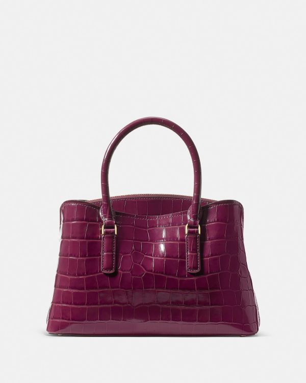 Kate Spade Thompson Street Croc Embossed Small Satchel Bag