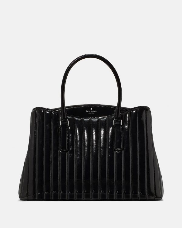 Kate Spade Thompson Street Shiny Quilted Satchel Bag