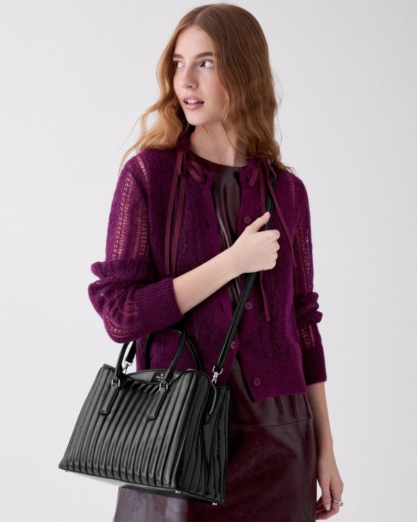 Kate Spade Thompson Street Shiny Quilted Satchel Bag