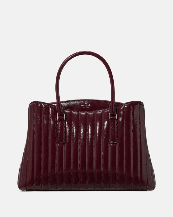 Kate Spade Thompson Street Shiny Quilted Satchel Bag