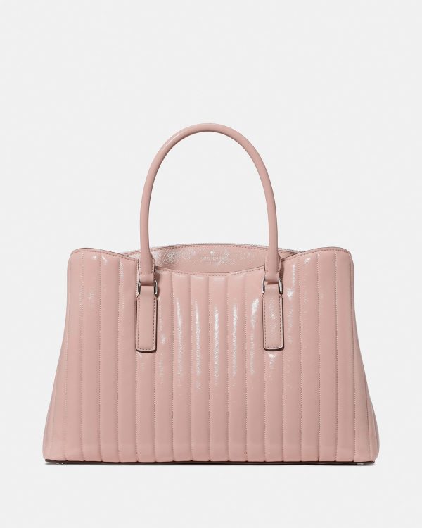 Kate Spade Thompson Street Shiny Quilted Satchel Bag