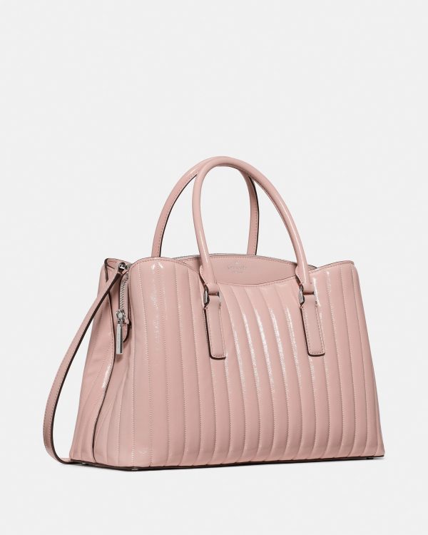 Kate Spade Thompson Street Shiny Quilted Satchel Bag
