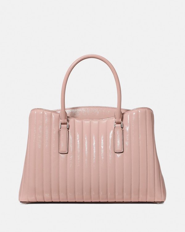 Kate Spade Thompson Street Shiny Quilted Satchel Bag