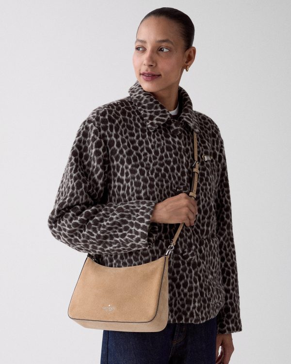 Kate Spade Margot Suede Medium Shoulder Bag