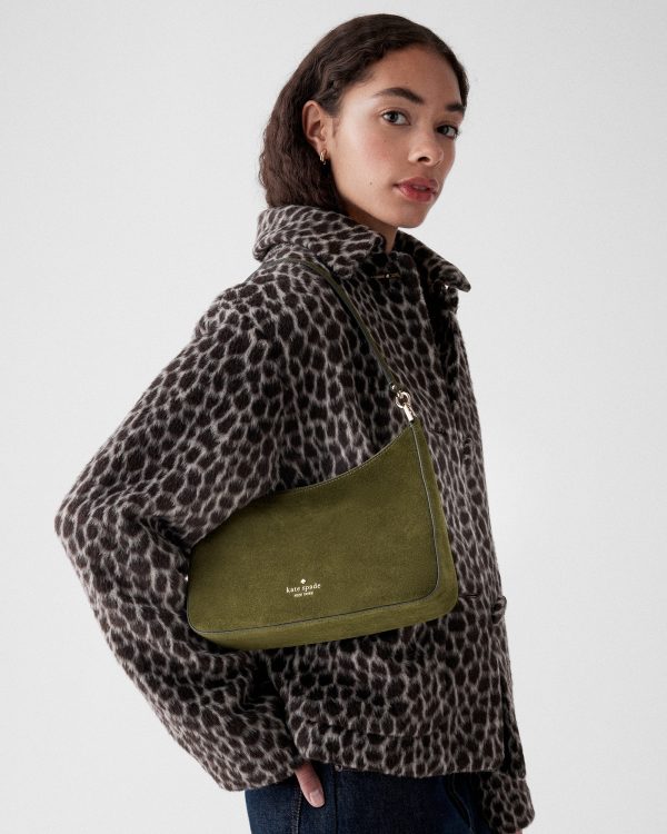 Kate Spade Margot Suede Medium Shoulder Bag