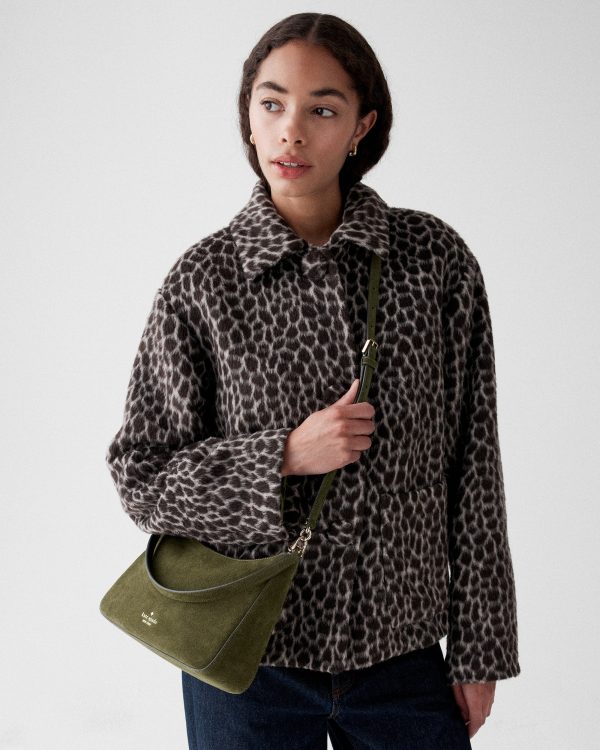 Kate Spade Margot Suede Medium Shoulder Bag