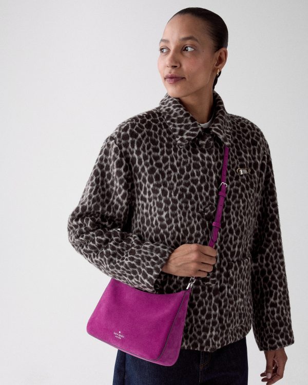 Kate Spade Margot Suede Medium Shoulder Bag