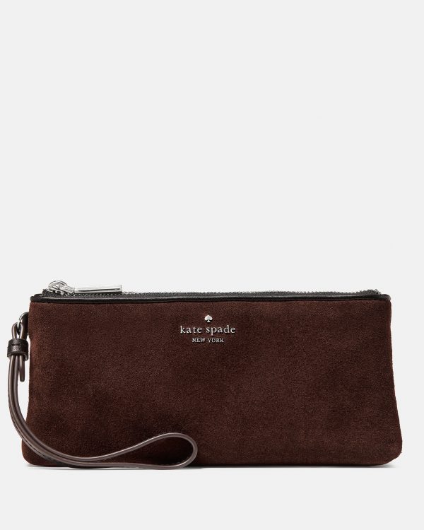Kate Spade Wren Suede Wristlet