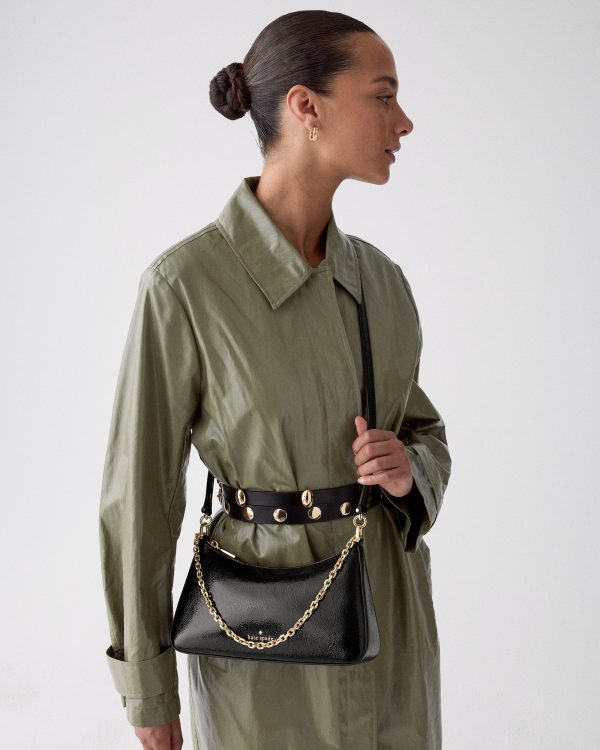 Kate Spade Margot Shiny Leather Shoulder Bag